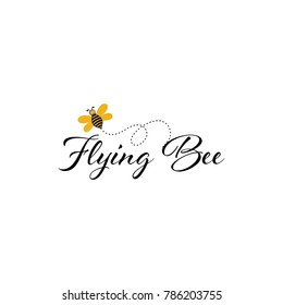 Bee Logo Design Vector