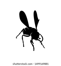 Bee logo design vector. Icon Symbol. Template Illustration