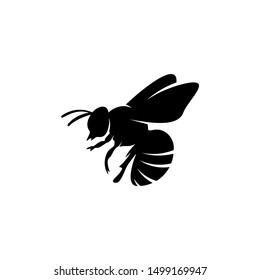 Bee logo design vector. Icon Symbol. Template Illustration