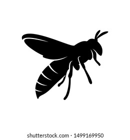 Bee logo design vector. Icon Symbol. Template Illustration