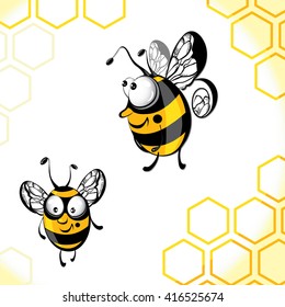 Bee Logo design vector. Icon. Creative Logotype concept.