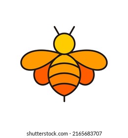 bee logo design vector sign
