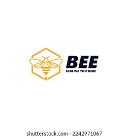 bee logo designs concept ideas