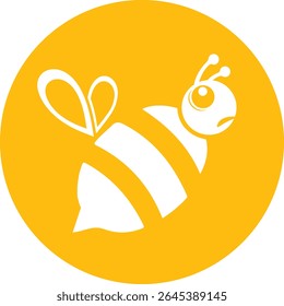 Bee Logo Honey Design Vector Illustration