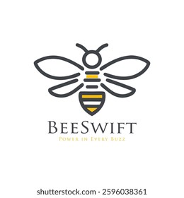  bee logo. honeybee icon. bee vector