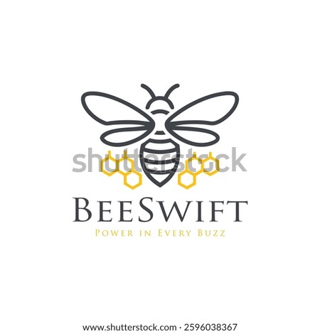  bee logo. honeybee icon. bee vector