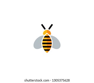 Bee Logo Icon Stock Vector (Royalty Free) 1305375628 | Shutterstock