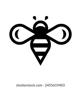 Bee logo. Icon design. Template elements	