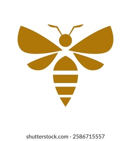 Bee logo icon design template