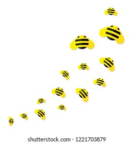 Bee logo icon graphic symbol 