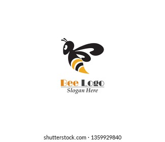 Bee Logo icon Template vector design