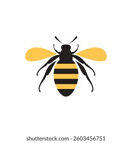 Bee Logo icon vector flat design