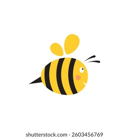 Bee Logo icon vector flat design