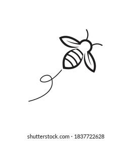 Bee logo images illustration design