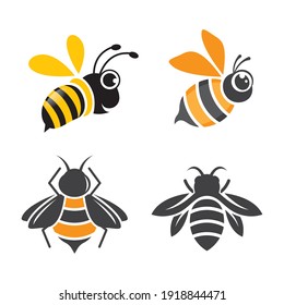 Bee logo images illustration design