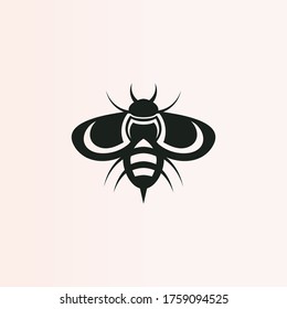Bee logo simple creative inspiration for business template vector design