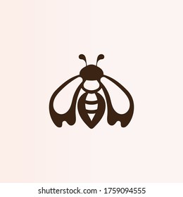 Bee logo simple creative inspiration for business template vector design