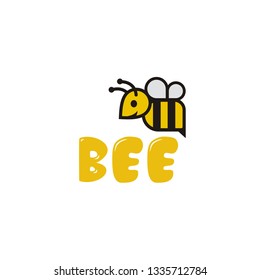 Bee Logo Stock Vector