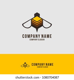 bee logo template