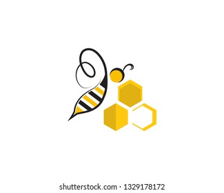 bee logo template