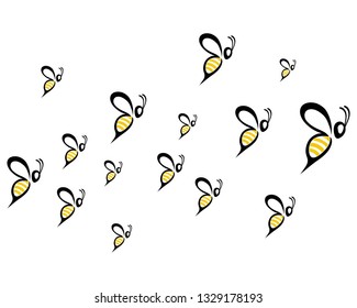 bee logo template