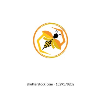 bee logo template
