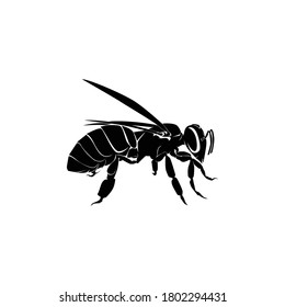 Bee Logo Template Design Vector