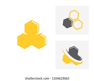 Bee Logo Template vector icon illustration design
