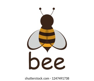 Bee Logo Template vector icon illustration design