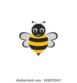 Bee Logo Template vector icon illustration design