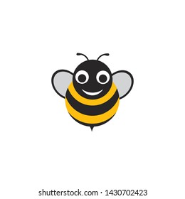 Bee Logo Template vector icon illustration design