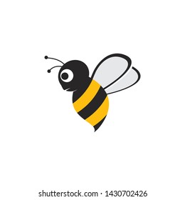 Bee Logo Template vector icon illustration design