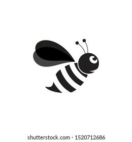 Bee Logo Template vector icon illustration design