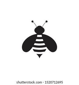 Bee Logo Template vector icon illustration design