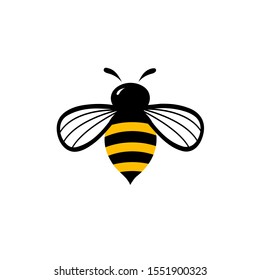 Bee Logo Template vector icon illustration design