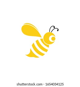 Bee Logo Template vector icon illustration design