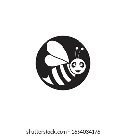 Bee Logo Template vector icon illustration design