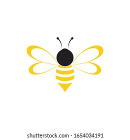 Bee Logo Template vector icon illustration design