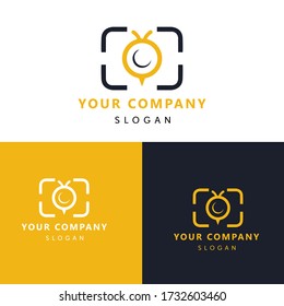 Bee Logo Template vector icon illustration design,Vector logo in trendy linear style natural,farm,film and honey concepts labels and tags with bees, honeycombs and bee media films second version.