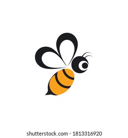 Bee Logo Template vector icon illustration design