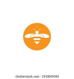 Bee Logo Template vector icon illustration design