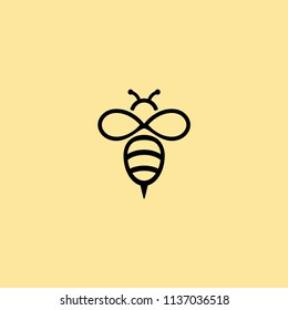 Bee Logo Vector