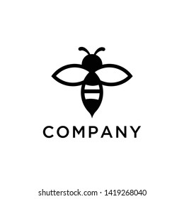 bee logo vector - Vector