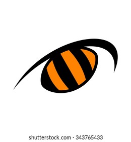 bee logo vector.