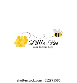 Bee Logo Vector Design 