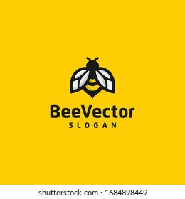 Bee Logo vector graphic template download premium creative 