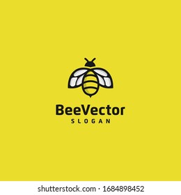 Bee Logo vector graphic template download premium creative 