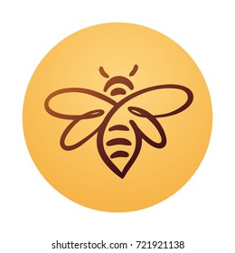 Bee Logo, bee vector, honey