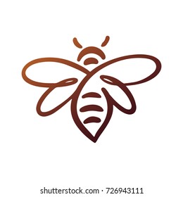 Bee Logo, bee vector, honey