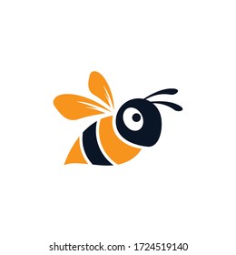 Bee logo vector icon design